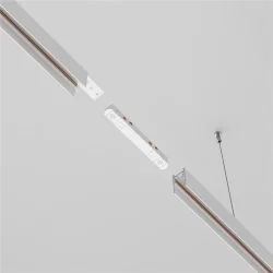 Коннектор питания прямой Exility белый (Белый)