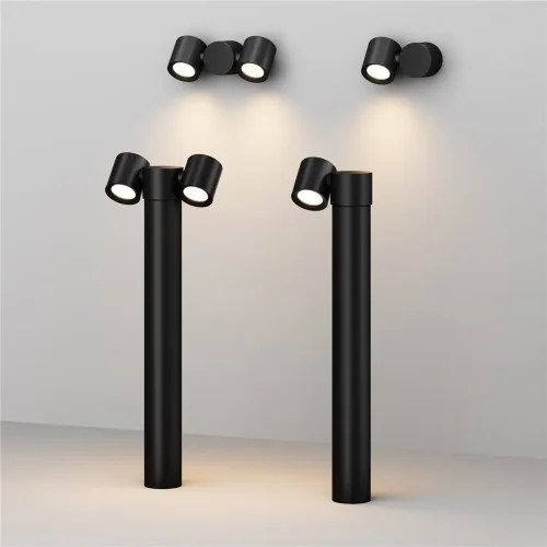 Ландшафтный светильник Уолл Стрит / Wall Street GU10х1 50Вт IP 54 (Черный) O010FL-01B - фото 7
