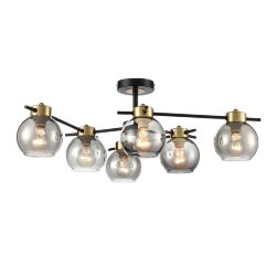 Люстра потолочная «LUMION» 8248/6C, серия: TAURICA (крепление на планке) - -
