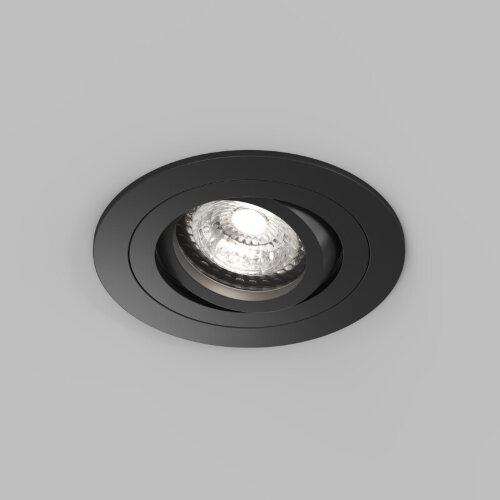 Встраиваемый влагозащищённый светильник HYDRO, IP44, до 15 Вт LED, GU10, алюминий, чёрный. Фото 5