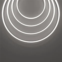 Гибкий неон 12x6 24В 10Вт/м 6000K IP67 5м (Белый)