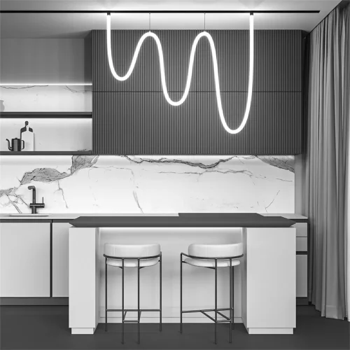 Трековый подвесной светильник Тау / Tau Exility 3000K 100Вт 360° (Черный) TR101-2-100W3K-B - фото 6