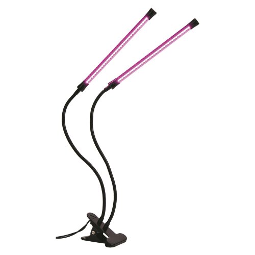 ULT-P33-15W-SPSB-TM IP40 BLACK Светильник для растений светодиодный с таймером, на прищепке, Спектр для рассады и цветения, TM Uniel - фото 2