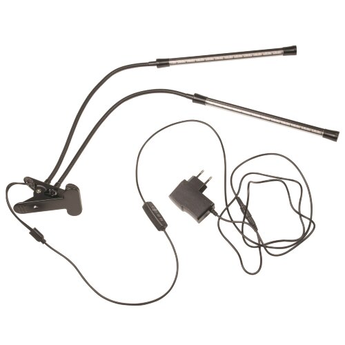 ULT-P33-15W-SPSB-TM IP40 BLACK Светильник для растений светодиодный с таймером, на прищепке, Спектр для рассады и цветения, TM Uniel - фото 3