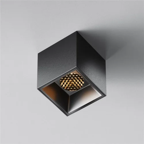 Потолочный светильник Альфа / Alfa LED 5 Вт 2700 К 50° (Черный) C064CL-5W2.7K-SQ-B - фото 4