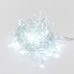 ULD-S0300-200-DTA WHITE IP20 FIRECRACKER Гирлянда светодиодная с контроллером Фейерверк, 3м, 200 светодиодов, Белый свет, Провод прозрачный