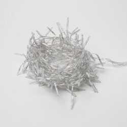 ULD-S0300-200-DTA WHITE IP20 FIRECRACKER Гирлянда светодиодная с контроллером Фейерверк, 3м, 200 светодиодов, Белый свет, Провод прозрачный