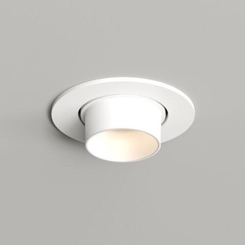 DK3120-WH Встраиваемый светильник, IP20, до 15 Вт, LED, GU5,3, белый, пластик.