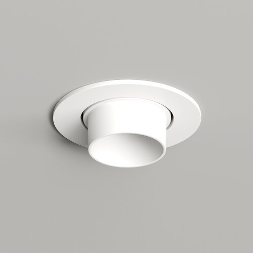 DK3120-WH Встраиваемый светильник, IP20, до 15 Вт, LED, GU5,3, белый, пластик. Фото 2