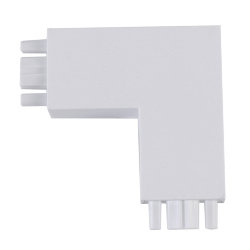 Коннектор шинопровода угловой AC-W-TL белый серии TOP-LINE IN HOME