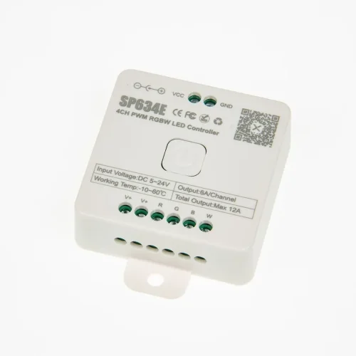 Контроллер JM-SP634E P714 (BT app BanlanX, 2.4GHz, RGBW, DC5-24V, 4ch x 3A, 60-288W) - фото I
