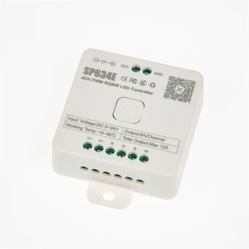 Контроллер JM-SP634E P714 (BT app BanlanX, 2.4GHz, RGBW, DC5-24V, 4ch x 3A, 60-288W) - фото I