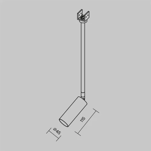 Уличный трековый светильник Focus Led Elasity IP 3000K 8Вт 45° белый (Белый) - фото 9