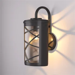 Уличный настенный светильник Premier D IP44 GL 1017D черный (039856)