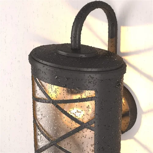 Уличный настенный светильник Premier D IP44 GL 1017D черный - фото 2