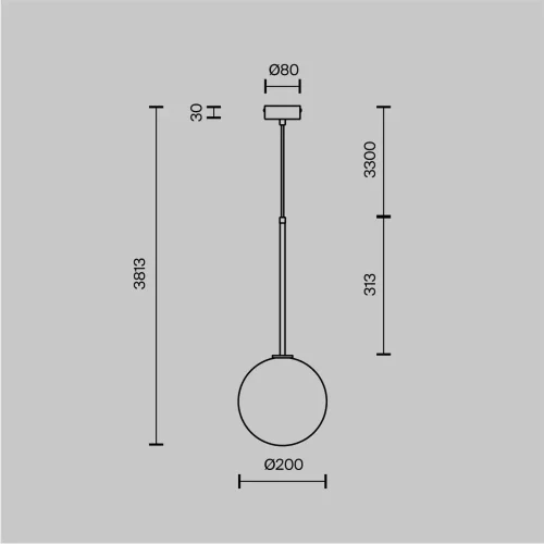 Подвесной светильник Mood G4х1 (Латунь) - фото 2