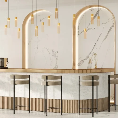 Подвесной светильник Воображение / Imaginary 3000К 5Вт (Золото) MOD190PL-L5G3K - фото 13