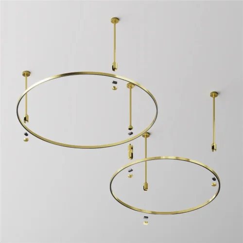 Шинопровод круглый 800 мм Flarity латунь (Латунь) TRX154-R-D800-BS - фото 5