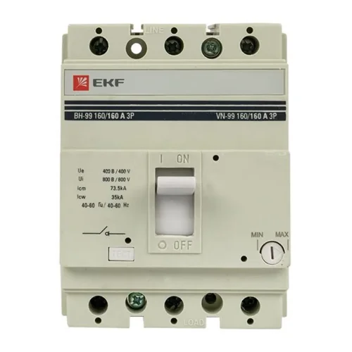Выключатель нагрузки 3п ВН-99 160/160А EKF sl99-160-160 - фото 2