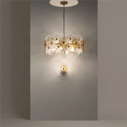 Подвесной светильник Aster E14х10 (Золото) - фото 7