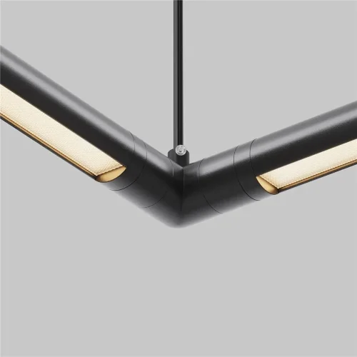 Угловой коннектор для системы Shelf с вводом питания (Черный) - фото 3