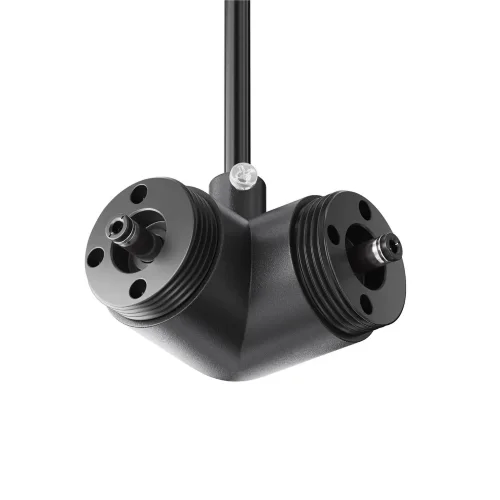 Угловой коннектор для системы Shelf с вводом питания (Черный) - фото