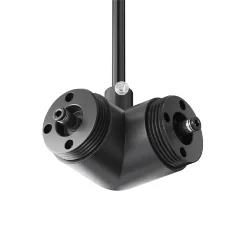 Угловой коннектор для системы Shelf с вводом питания (Черный) CA014LC-P-B