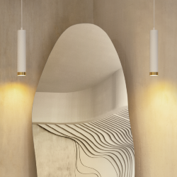 Светильник WOLTA WSL-GU10/P10WG под лампу GU10 Белый / Золотой CELLA