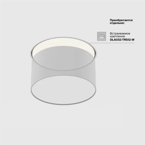 Потолочный светильник Zon 3000K 12W 120° (Черный) - фото 11