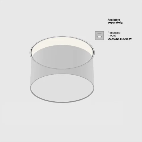 Потолочный светильник Zon 3000K 12W 120° (Черный) - фото 12