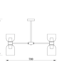 Подвесной светильник Freya FR5203PL-10BS (Латунь)