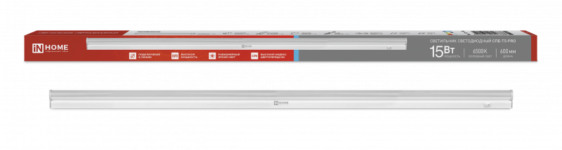 Светильник светодиодный СПБ-Т5-PRO 15Вт 230B 6500К 1500Лм 600мм IN HOME - Фото