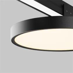 Уличный трековый светильник Зон / Zon IP Elasity IP 3000К 18Вт 110° Черный (Черный) O-TR01-1-F-18WB3K