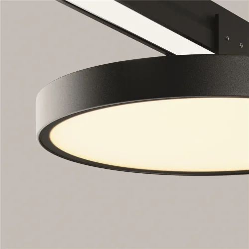 Уличный трековый светильник Зон / Zon IP Elasity IP 3000К 18Вт 110° Черный (Черный) O-TR01-1-F-18WB3K - фото 5