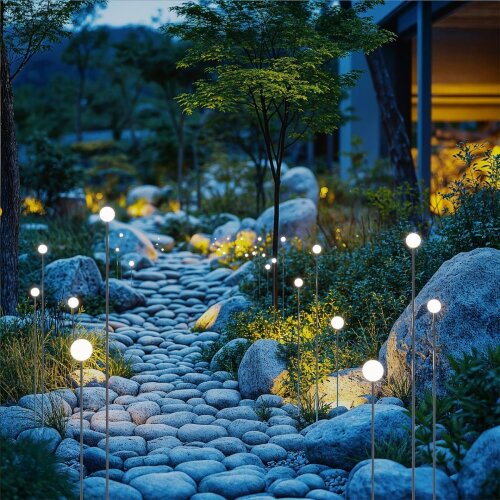 Ландшафтный светильник «ODEON LIGHT» 7123/1GL, серия: NOTTE (крепление на основание; колышек). Фото 2.