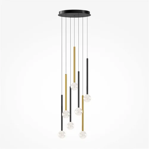 Подвесной светильник Bubble dream 3000К 23Вт (Черный и Латунь) - фото 5