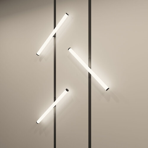 DK8065-BK Рассеивающий матовый светильник SMART RAY 12W DIM 3000K-6000K, черный, акрил, алюминий. Фото 5