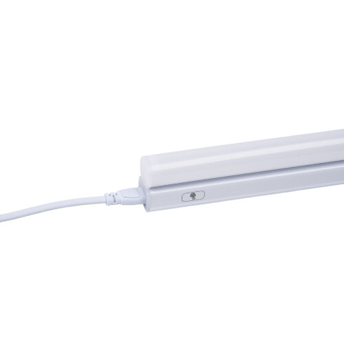 ULI-L04-14W-4000K IP40 WHITE Светильник линейный светодиодный аналог Т5 с сенсорной кнопкой, 230В.  Кабель 1.2м с вилкой и крепление в-к, Белый свет 4000K, Корпус белый, TM Uniel - фото 3