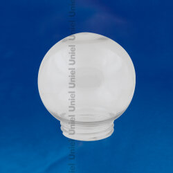 UFP-R150A CLEAR Рассеиватель в форме шара для садово-парковых светильников, Диаметр 150 мм, Тип соединения с крепежным элементом резьбовой, Материал САН-пластик, Цвет прозрачный, Упаковка 16 шт, в групповой картонной коробке.