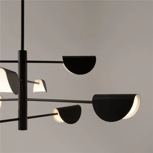 Подвесной светильник Mollis G9х8 (Черный) - фото 8