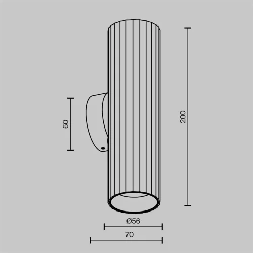 Настенный светильник Calipso GU10 10Вт IP20 (Латунь) - фото 8