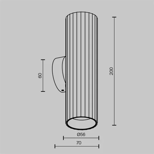 Настенный светильник Calipso GU10 10Вт IP20 (Латунь) - фото 7