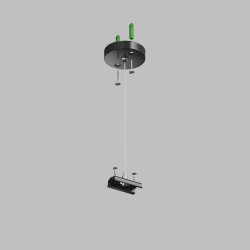 Подвесное крепление для шинопровода SMART черный, Denkirs TR2106-BK