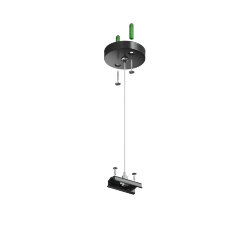 Подвесное крепление для шинопровода SMART черный, Denkirs TR2106-BK