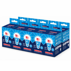 LED-A60-9W-4000K-E27-FR-NR SET10 Лампа светодиодная, Форма A, матовая, Серия Norma, Белый свет 4000K, Картон, Упаковка 10 штук