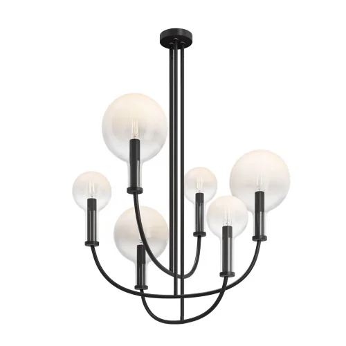 Подвесной светильник Status E14х6 (Черный) - фото