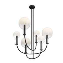 Подвесной светильник Status E14х6 (Черный)