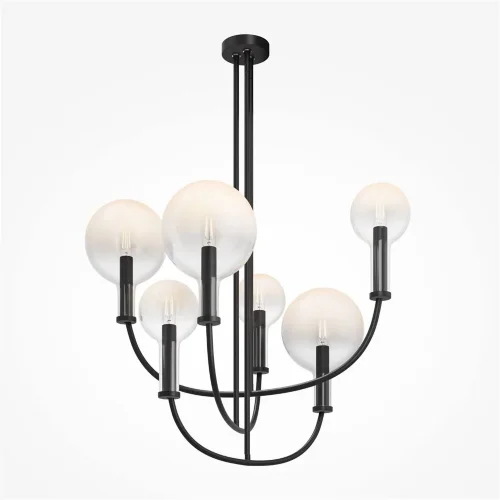 Подвесной светильник Status E14х6 (Черный) - фото 2