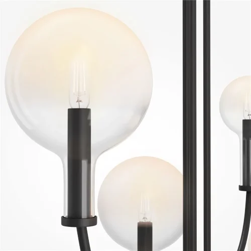 Подвесной светильник Status E14х6 (Черный) - фото 4