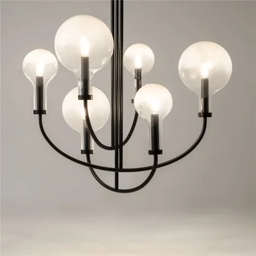 Подвесной светильник Status E14х6 (Черный) - фото 11